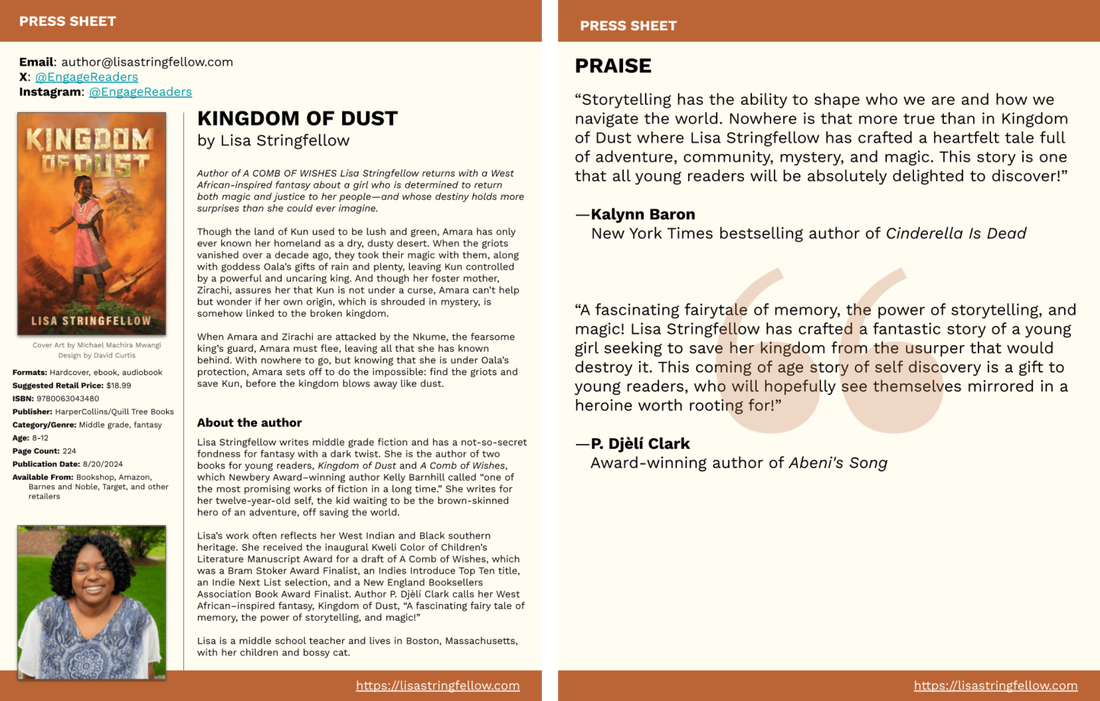 Kingdom of Dust - Press Sheet