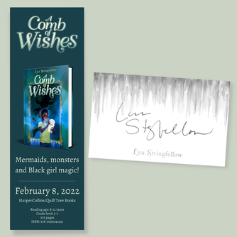 Bookmark and signed bookplate